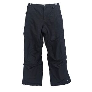 Lands End Kids Snow Pants Insulated Winter Ski Black Size‎ 10 Gorpcore Kidcore